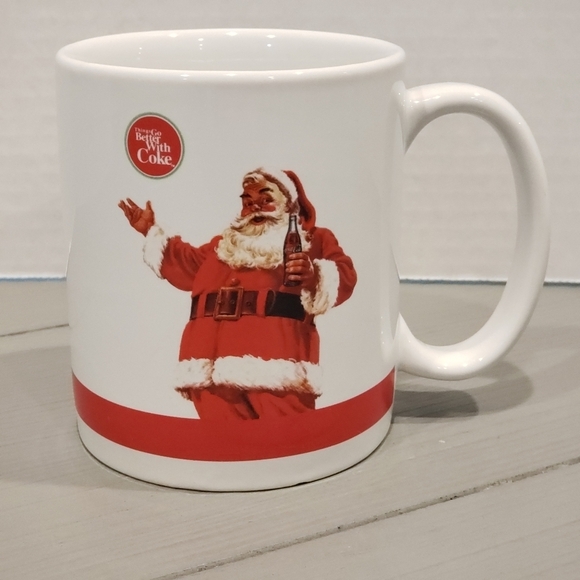 Things Go Better with Coke Santa Mug Coca-Cola Cup - Picture 3 of 6